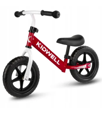 Kidwell ROWEREK BIEGOWY JEŹDZIK REBEL KOŁA 12" LEKKI REGULOWANY CZERWONY RED