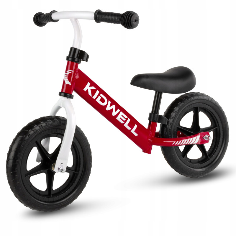 Kidwell ROWEREK BIEGOWY JEŹDZIK REBEL KOŁA 12" LEKKI REGULOWANY CZERWONY RED