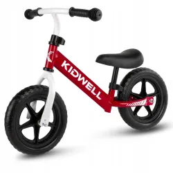 Kidwell ROWEREK BIEGOWY JEŹDZIK REBEL KOŁA 12" LEKKI REGULOWANY CZERWONY RED