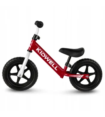 Kidwell ROWEREK BIEGOWY JEŹDZIK REBEL KOŁA 12" LEKKI REGULOWANY CZERWONY RED
