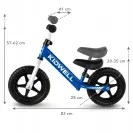 Kidwell ROWEREK BIEGOWY JEŹDZIK REBEL KOŁA 12" LEKKI REGULOWANY NIEBIESKI SKY