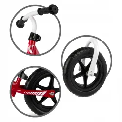 Kidwell ROWEREK BIEGOWY JEŹDZIK REBEL KOŁA 12" LEKKI REGULOWANY CZERWONY RED
