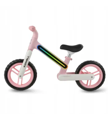 Rowerek biegowy dla dzieci Kidwell Suno  Światła LED pink