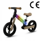 Rowerek biegowy dla dzieci Kidwell Suno  Światła LED Black/Beige