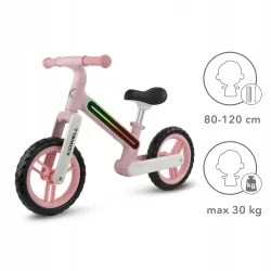 Rowerek biegowy dla dzieci Kidwell Suno Światła LED pink Rowerek biegowy dla dzieci Kidwell Suno Światła LED pink
