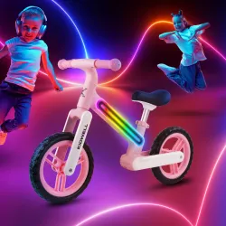 Rowerek biegowy dla dzieci Kidwell Suno Światła LED pink Rowerek biegowy dla dzieci Kidwell Suno Światła LED pink