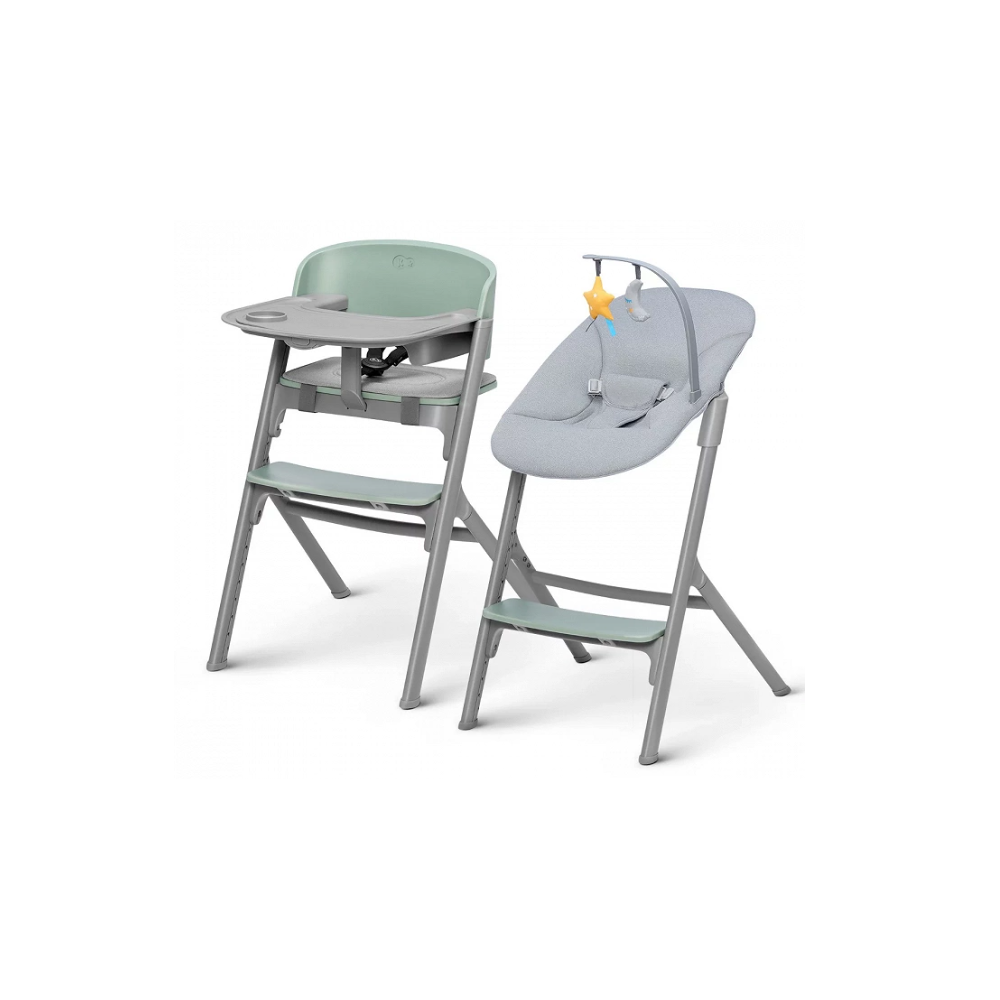 Kinderkraft LIVY & CALMEE 4w1 leżaczek, krzesełko do karmienia, krzesło dla starszaka i dorosłego od urodzenia do 110 kg