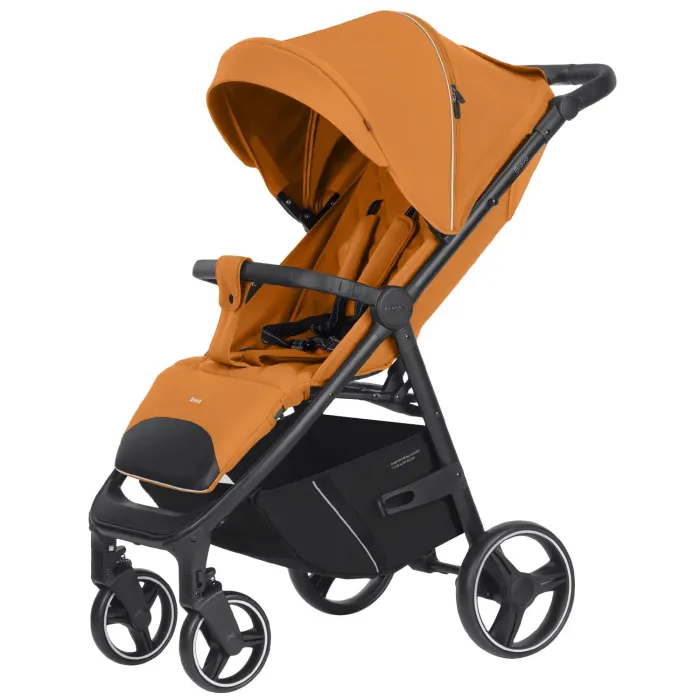 Pomarańczowy wózek spacerowy Carrello Bravo CRL-8512 Amber Orange przód