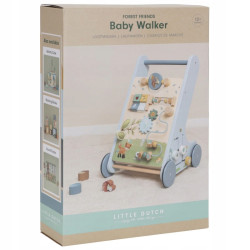 LITTE DUTCH Drewniany chodzik pchacz edukacyjny Forest Friends LD7232