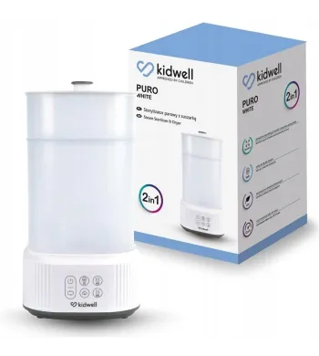 Sterylizator parowy z suszarką 2w1 Kidwell Puro Szybki Bezpieczny