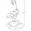 Lionelo BELLA SET 2W1 LEŻACZEK BUJACZEK GONDOLA ŁÓŻECZKO KOŁYSKA ZESTAW