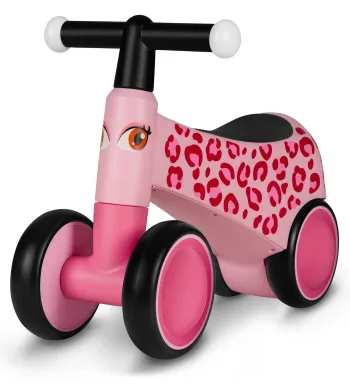 Jeździk rowerek biegowy chodzik  NA ROCZEK Lionelo Sammy pink rose