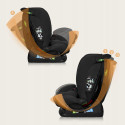 Fotelik samochodowy 40-150 cm PRZÓD TYŁ łatwy montaż Lionelo Izzy I-Size Black Carbon