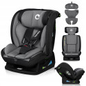 Fotelik samochodowy 40-150 cm PRZÓD TYŁ łatwy montaż Lionelo Izzy I-Size Black grey