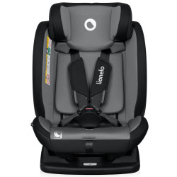 Fotelik samochodowy 40-150 cm PRZÓD TYŁ łatwy montaż Lionelo Izzy I-Size Black grey