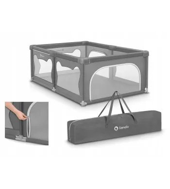 Kojec dla dziecka łóżeczko stabilny plac zabaw 127x187 cm Lionelo Willow