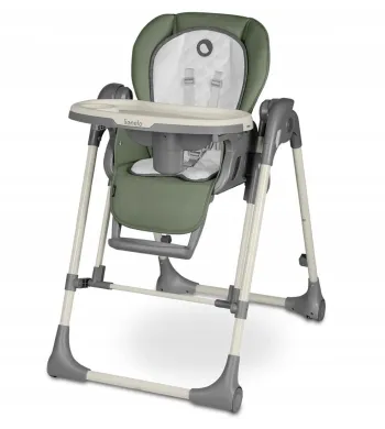 Lionelo Laurice krzesełko do karmienia z funkcją bujaczka Olive Green