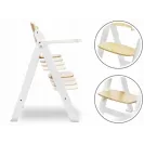 Krzesełko drewniane fotelik do karmienia 3w1 Lionelo Floris white