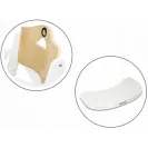 Krzesełko drewniane fotelik do karmienia 3w1 Lionelo Floris white