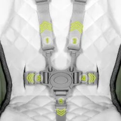 Lionelo Laurice krzesełko do karmienia z funkcją bujaczka Olive Green