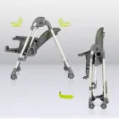 Lionelo Laurice krzesełko do karmienia z funkcją bujaczka Olive Green