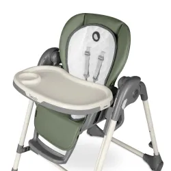 Lionelo Laurice krzesełko do karmienia z funkcją bujaczka Olive Green