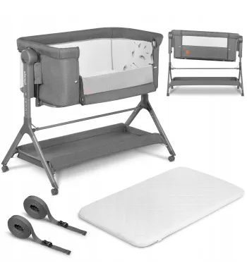 Łóżeczko dostawne kołyska LIONELO LEONIE PLUS 3w1 Łóżeczko Niemowlęce