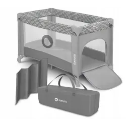 LIONELO Łóżeczko turystyczne Stefi Grey Concrete Multicolor LIONELO Łóżeczko turystyczne Stefi Grey Concrete Multicolor