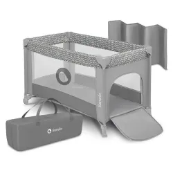 LIONELO Łóżeczko turystyczne Stefi Grey Concrete Multicolor LIONELO Łóżeczko turystyczne Stefi Grey Concrete Multicolor