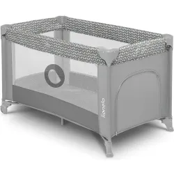 LIONELO Łóżeczko turystyczne Stefi Grey Concrete Multicolor LIONELO Łóżeczko turystyczne Stefi Grey Concrete Multicolor