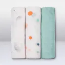 Pieluszki bambusowe Lionelo Bamboo Bawełna Bambusowa Set 3 szt. DOT