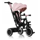 Rowerek trójkołowy obracany przód tył pasy wolne koło LIONELO BERRY Pink Rose