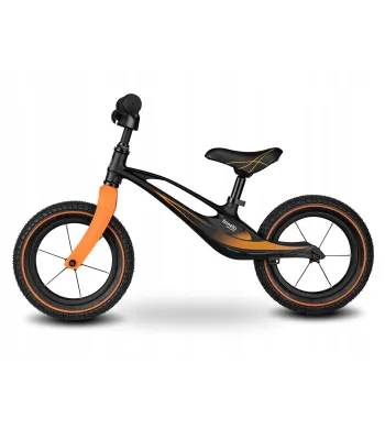 Rowerek biegowy Lionelo Bart Air pompowane koła 2-6 lat Sporty Black