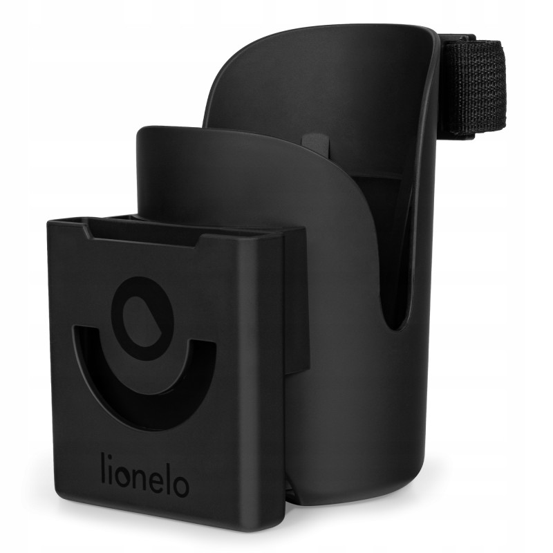UCHWYT DO WÓZKA uniwersalny NA KUBEK BUTELKĘ TELEFON 3w1 LIONELO OVE