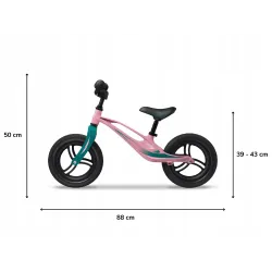 ROWEREK BIEGOWY dla dziewczynki jeździk KOŁA PU LEKKI Lionelo Bart Tour