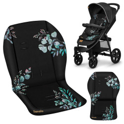 Lionelo Wkładka do wózka spacerówki dwustronna miękka Golden Moments Black