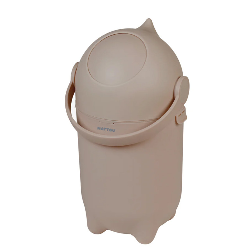 Nattou kosz na pieluch Droppy - pojemnik na zużyte pampersy Taupe