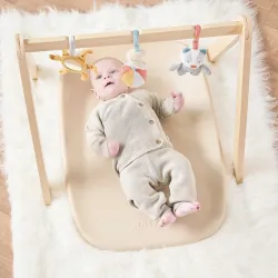 MATA NAKŁADKA NA KOMODĘ PRZEWIJAK MIĘKKI 50x70 CM  NATTOU BEŻOWY