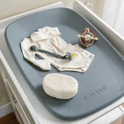 MATA NAKŁADKA NA KOMODĘ PRZEWIJAK MIĘKKI 50x70 CM  NATTOU Grey