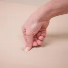 MATA NAKŁADKA NA KOMODĘ PRZEWIJAK MIĘKKI 50x70 CM  NATTOU Taupe