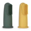 petite szczoteczki silikonowe na palec Ochre