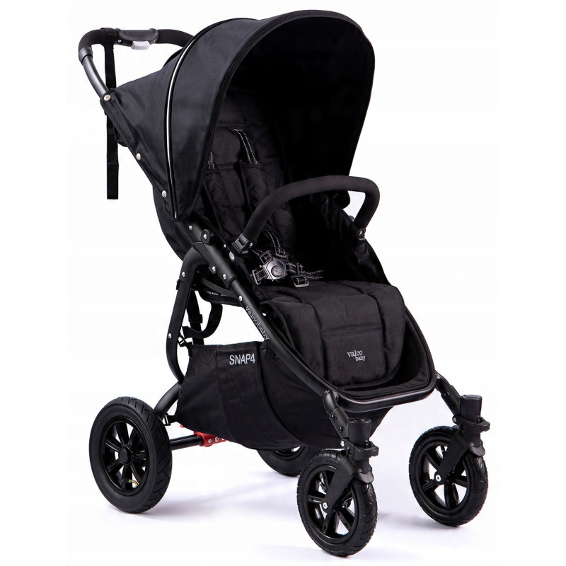 Valco Baby Wózek spacerowy POMPOWANE KOŁA Snap4 Sport Coal Black