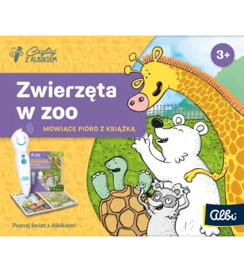 Czytaj z Albikiem. Zestaw Zwierzęta w zoo AEI