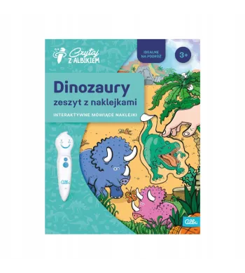 Czytaj z Albikiem. Zeszyt z naklejkami Dinozaury