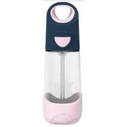 B.BOX BIDON BUTELKA TRITANOWA DO PICIA ZE SŁOMKĄ  450ML  Indigo Rose