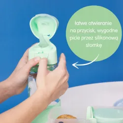 B.BOX BIDON BUTELKA TRITANOWA DO PICIA ZE SŁOMKĄ  450ML  spearmint