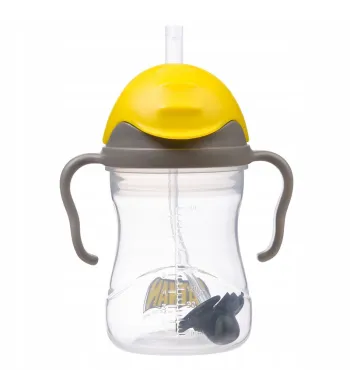 B.BOX BIDON KUBEK Z OBCIĄŻONĄ SŁOMKĄ RURKĄ DLA DZIECI 240ml Batman