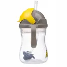 B.BOX BIDON KUBEK Z OBCIĄŻONĄ SŁOMKĄ RURKĄ DLA DZIECI 240ml Batman