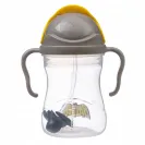 B.BOX BIDON KUBEK Z OBCIĄŻONĄ SŁOMKĄ RURKĄ DLA DZIECI 240ml Batman