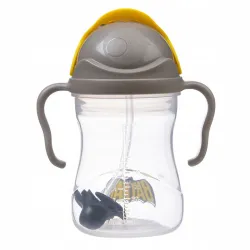 B.BOX BIDON KUBEK Z OBCIĄŻONĄ SŁOMKĄ RURKĄ DLA DZIECI 240ml Batman